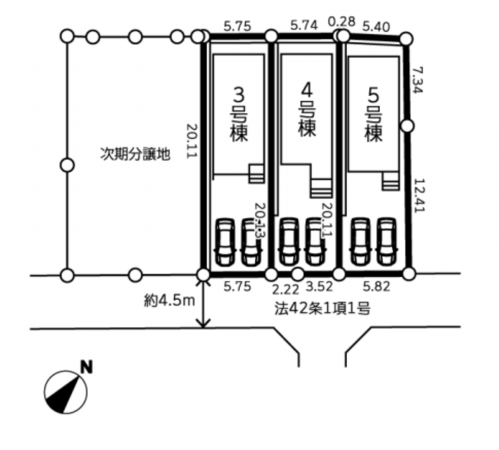 藤沢市善行坂、新築一戸建ての画像です