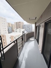 藤沢市藤沢、中古マンションのバルコニー画像です