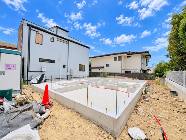 藤沢市片瀬山、新築一戸建ての外観画像です