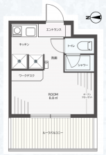 藤沢市藤沢、中古マンションの間取り画像です
