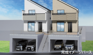 藤沢市渡内、新築一戸建ての画像です