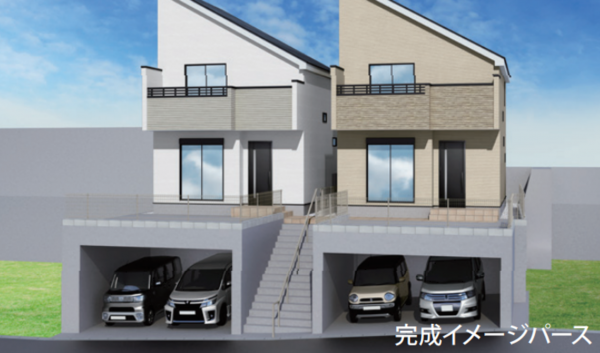 藤沢市渡内、新築一戸建ての画像です