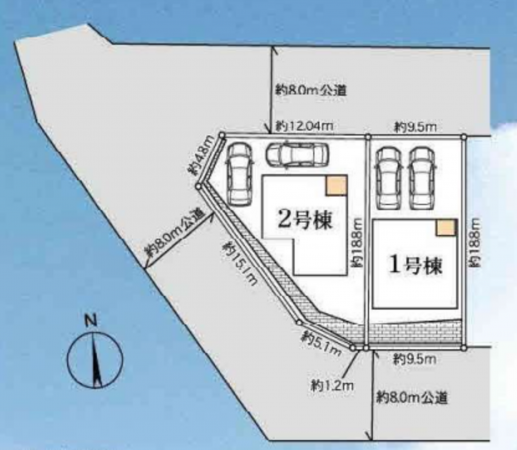 藤沢市片瀬山、新築一戸建ての画像です