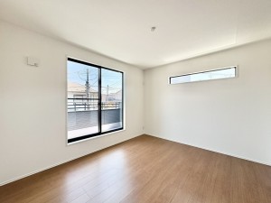 藤沢市善行、新築一戸建ての寝室画像です