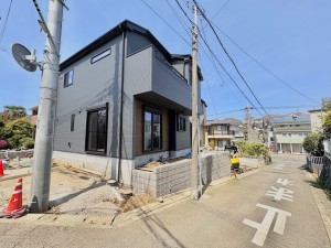 藤沢市善行、新築一戸建ての外観画像です
