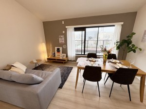 藤沢市大鋸、中古マンションの居間画像です