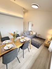 藤沢市大鋸、中古マンションの居間画像です