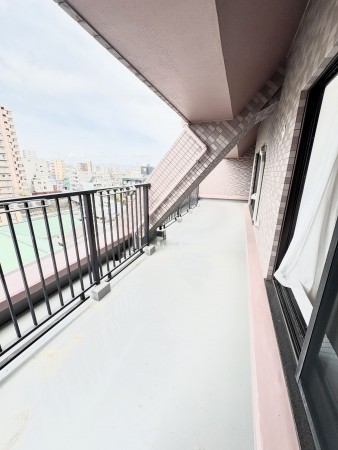 藤沢市大鋸、中古マンションのバルコニー画像です