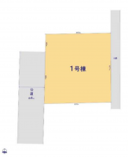 藤沢市羽鳥、土地の間取り画像です