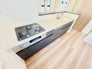 藤沢市湘南台、新築一戸建てのキッチン画像です