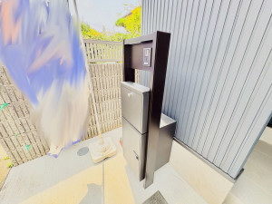 藤沢市藤が岡、新築一戸建ての玄関画像です