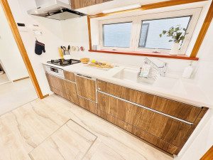 藤沢市遠藤、中古一戸建てのキッチン画像です
