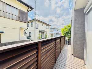 藤沢市打戻、中古一戸建てのバルコニー画像です