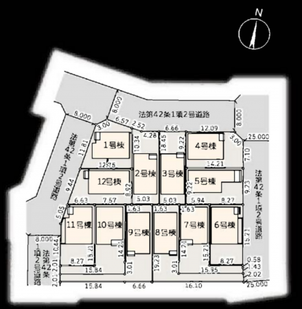 藤沢市葛原、新築一戸建ての画像です