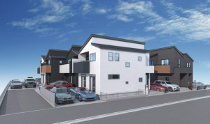 藤沢市葛原、新築一戸建ての画像です