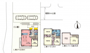 藤沢市西富、新築一戸建ての間取り画像です