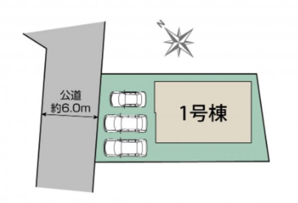 藤沢市柄沢、新築一戸建ての画像です