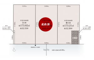 藤沢市片瀬山、土地の間取り画像です