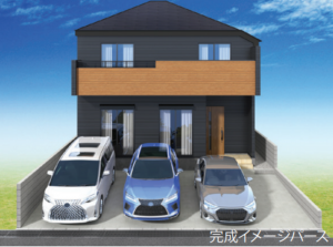 藤沢市白旗、新築一戸建ての画像です