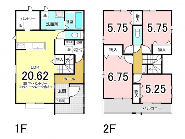 藤沢市辻堂元町、新築一戸建ての間取り画像です