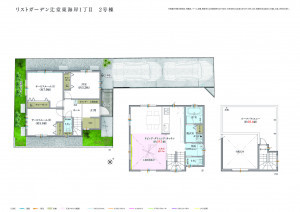 藤沢市辻堂東海岸、新築一戸建ての間取り画像です