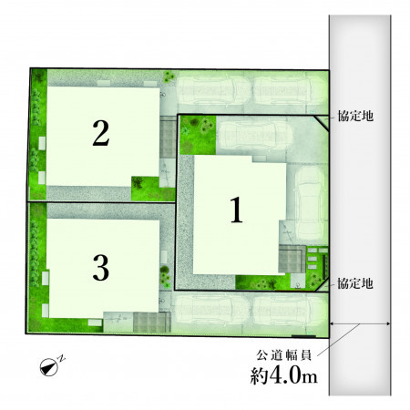 藤沢市辻堂東海岸、新築一戸建ての画像です