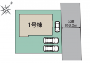 藤沢市遠藤、新築一戸建ての画像です