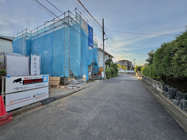 藤沢市遠藤、新築一戸建ての外観画像です