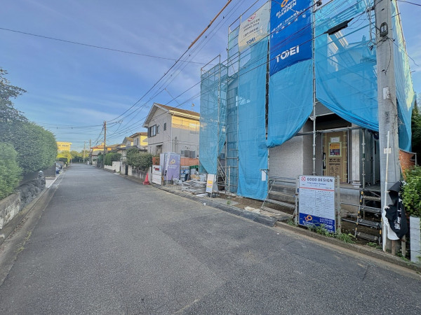 藤沢市遠藤、新築一戸建ての外観画像です