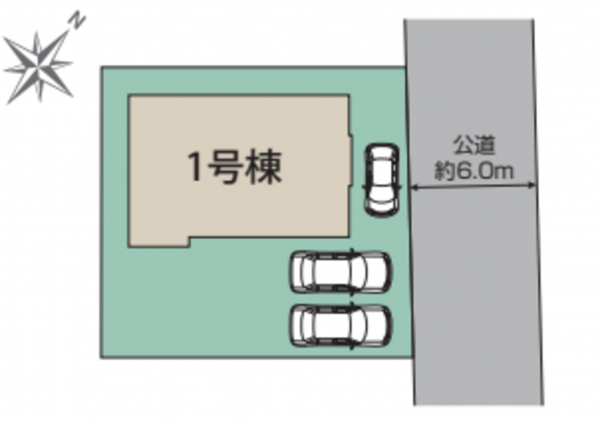 藤沢市遠藤、新築一戸建ての画像です