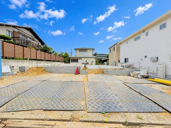 藤沢市湘南台、新築一戸建ての外観画像です