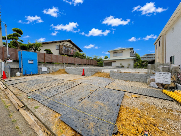 藤沢市湘南台、新築一戸建ての外観画像です