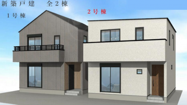 藤沢市大鋸、新築一戸建ての画像です