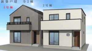 藤沢市大鋸、新築一戸建ての画像です