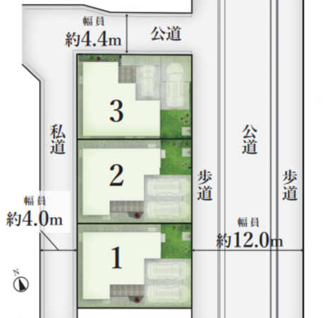 藤沢市辻堂太平台、新築一戸建ての画像です