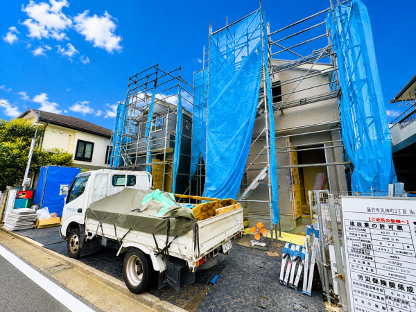 藤沢市天神町、新築一戸建ての外観画像です