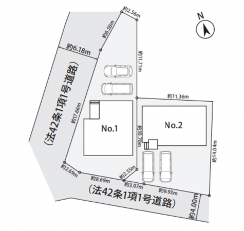 藤沢市白旗、新築一戸建ての画像です