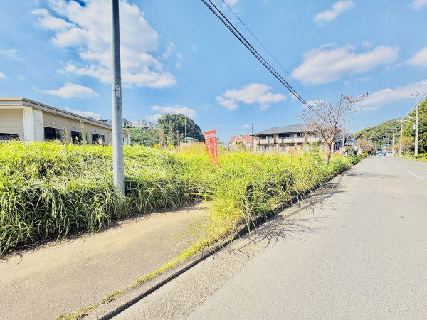 藤沢市大庭、土地の外観画像です