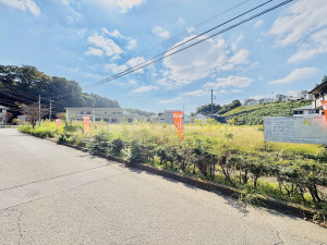 藤沢市大庭、土地の外観画像です