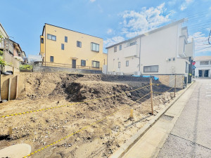 藤沢市遠藤、土地の外観画像です