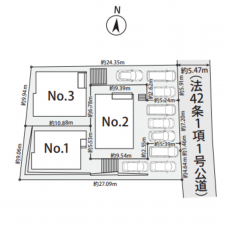 藤沢市亀井野、新築一戸建ての画像です
