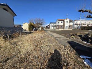 塩尻市大字塩尻町、土地の前面道路を含む現地写真画像です