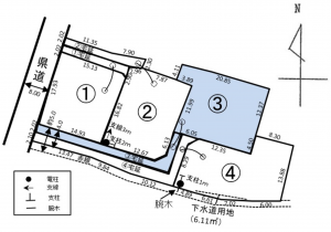 松本市大字今井、土地の間取り画像です