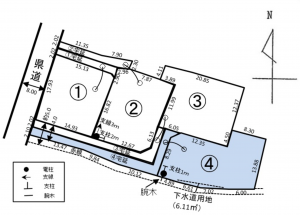 松本市大字今井、土地の間取り画像です