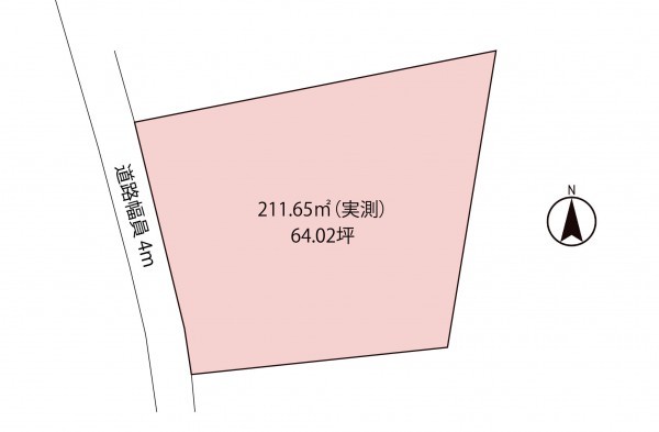 松本市蟻ケ崎、土地の間取り画像です