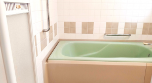 松本市大字岡田、中古一戸建ての風呂画像です