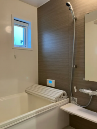 松本市大字原、新築一戸建ての風呂画像です