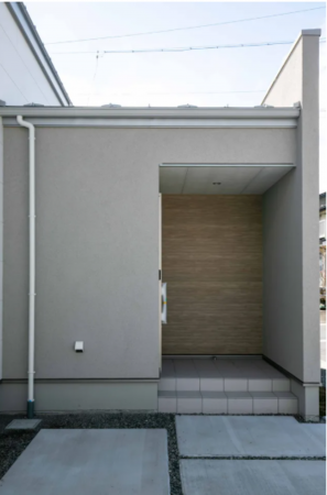 松本市大字岡田、新築一戸建ての外観画像です