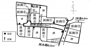 安曇野市三郷、土地の画像です