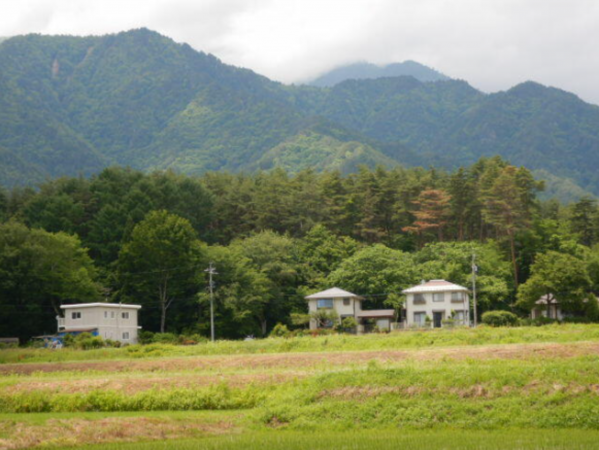 安曇野市穂高、土地の画像です